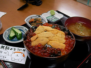 無敵の生ウニ丼