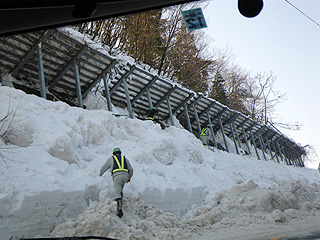 除雪作業