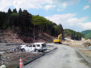 雄勝へ行く道