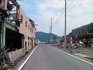 女川方面へ