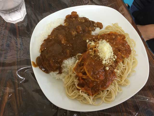 “パスタカレー”