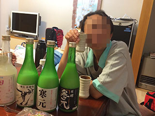 “部屋飲み”