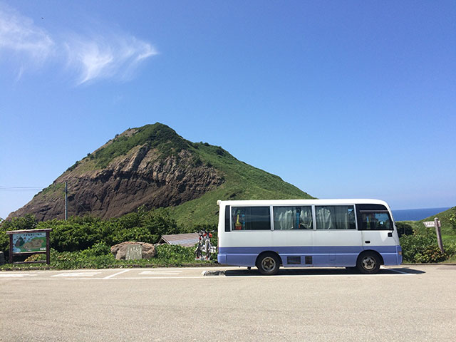 大野亀到着