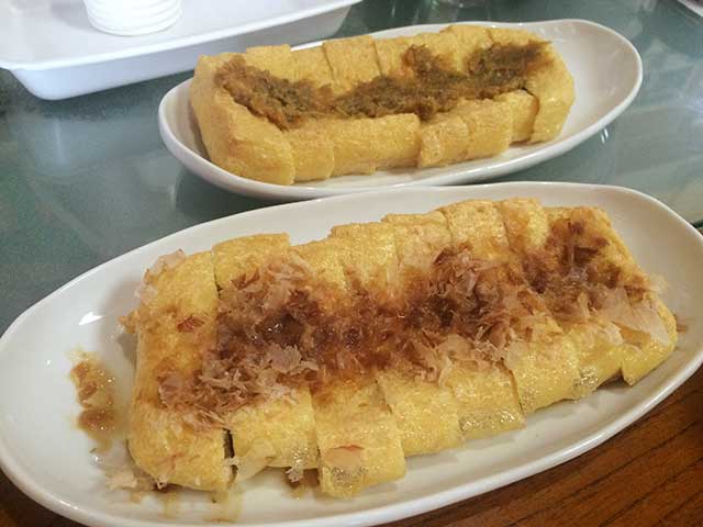 豆撰揚げたて油揚げ